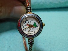 Kristine Kids Snowman (Frosty) Quartz Watch, New battery Runs Well.