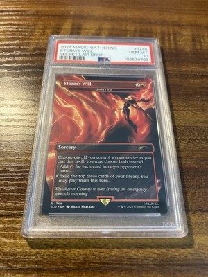 MTG✨STORM'S WILL (Jeska's Will)✨SLD X MARVEL Storm PSA 10 RARE