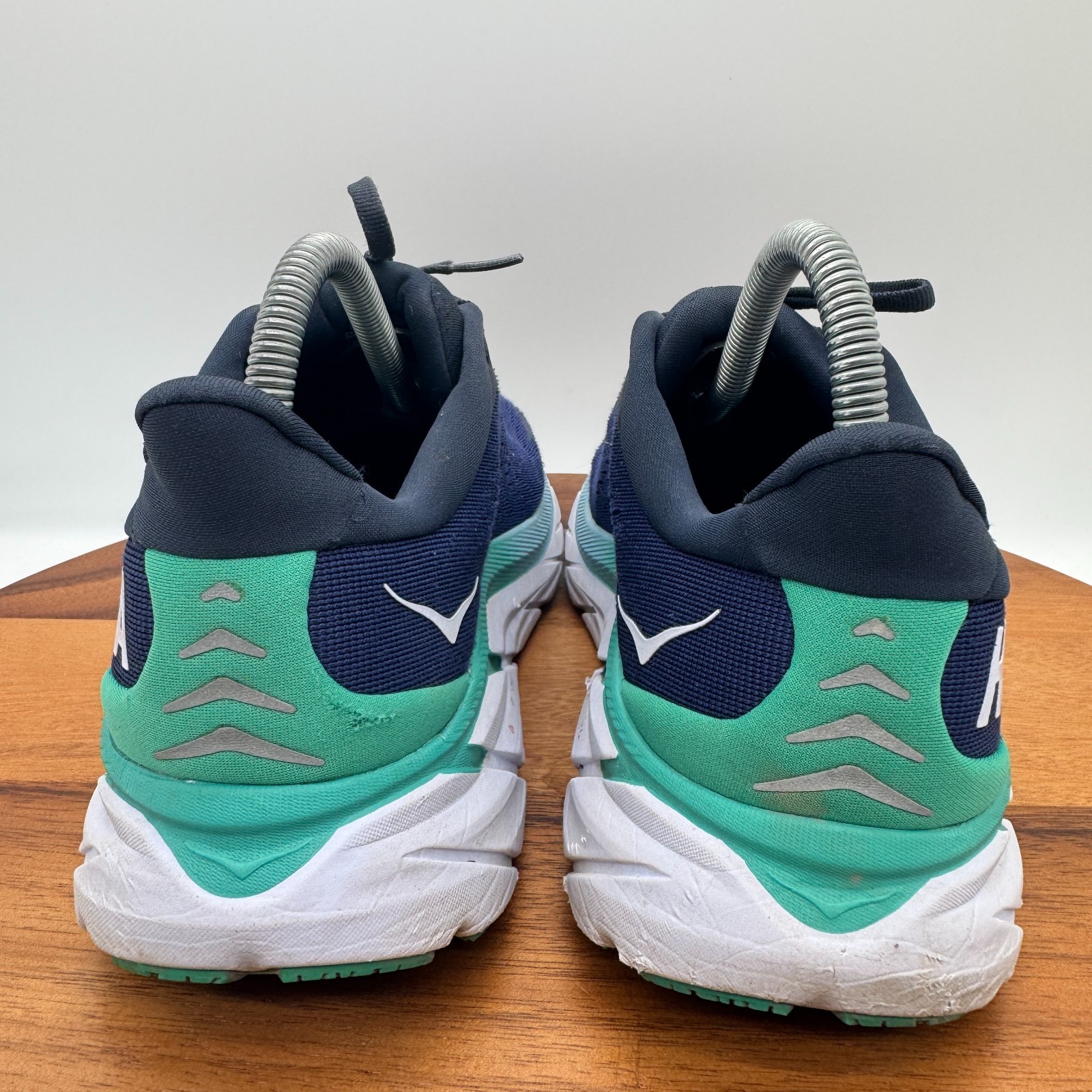 Hoka One One Clifton 8 Shoes Womens 10 Blue Running Athletic Sneakers Trainers thumbnail 5