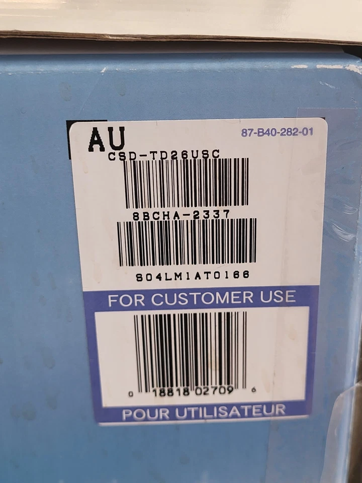 Aiwa CSD TD26 Nuevo Caja Abierta Falta Cable de Alimentación CA Foto 2 de 4