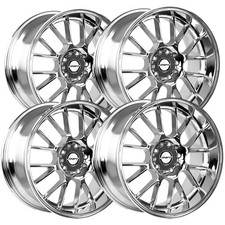 Set Of 4 Shift H28 Crank 18x8.5 5x4.55x120 30mm Chrome Wheels Rims 18 Inch