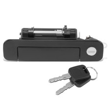 Fit 88-91 Audi 80 90 Smooth Front Left Driver Side Outer Door Handle W Key Set