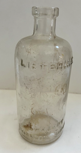3 Vintage Listerine Glass Bottles 3 Different Sizes Lambert Pharmacal Company - Picture 5 of 15