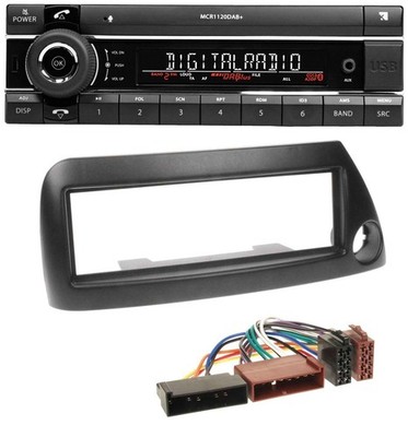Kienzle Bluetooth MP3 USB DAB Car Stereo for Ford Ka (until 2008) - Black