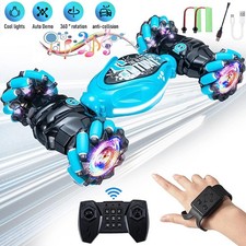 Auto Telecomandata RC Auto con Luce,Stunt Auto Giocattolo 4WD Fuoristrada Auto