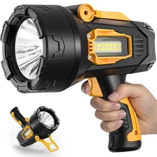 Super Brillante LED De Mano Foco De Linterna Recargable Con Tripode 1000000Lm US