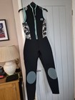 'Madison Long Jane' Soft Stretchy Sleeveless Quick Wick Zip Up Wetsuit Size 8-10