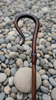 Wood CROZIER Polish Staff Crosier Bishop Quality Craftsmanship, 72'' Christmas Z9