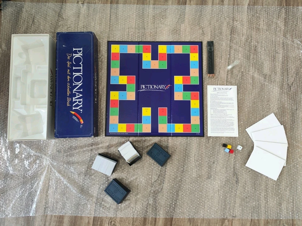 Parker Pictionary Vintage Brettspiel Malspiel Neu und Vollständig - Bild 2 von 4