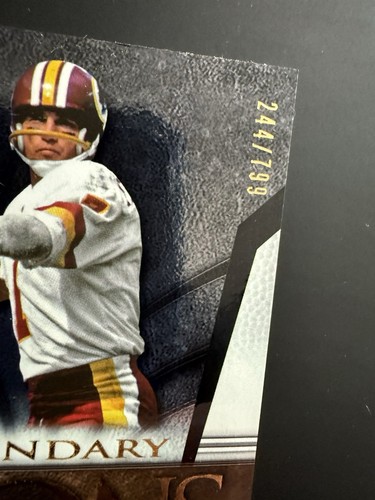 Upper Deck Icons 2008 - Legendary Icons Joe Theismann #LI11 plateado/799 - Imagen 2 de 3