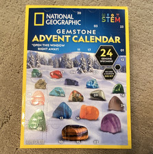 National Geographic Gemstone Advent Calendar 24 Items Dig Kit