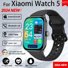 Watch 5 Global Version Smart Watch for Men & Women HD AMOLED Display Blue