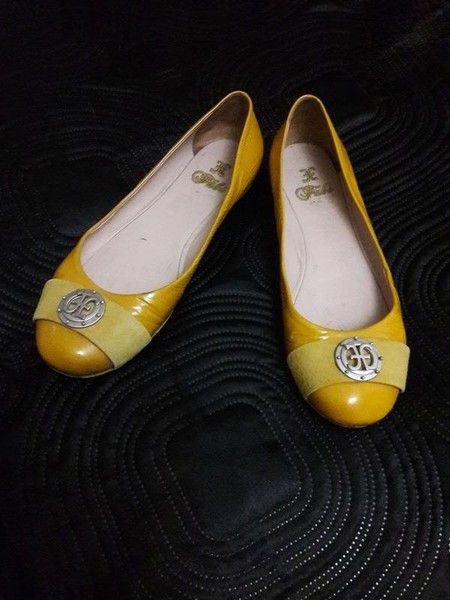 Women Fabi Heels Yellow Leather 39