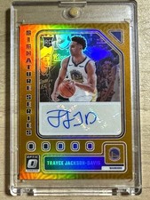 2023 Panini Donrss Trayce Jackson-Davis Golden State Warriors RC Auto/10#SSTJD