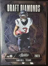 2025 Panini Absolute Draft Diamonds #DD-TDL Tank Dell - Free Delivery