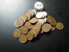 Lincoln wheat cent roll 1947 P not graded