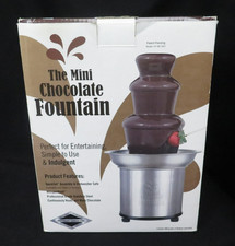 Der Mini Schokoladenbrunnen Edelstahl Premium Fondue Schokolade Modell CF16E-SST
