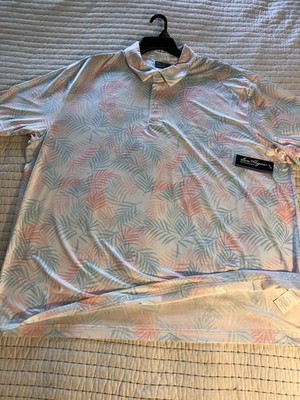 BEN HOGAN PERFORMANCE UPF 50 STRETCH FABRIC PATTERNED POLO 3XL