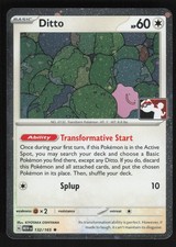 Carte Serie Prize Pack Pokemon Holo 132/165 Holofoil Inglese NM Ditto (Cosmos Holo)