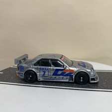 Hot Wheels Premium 1994 AMG-Mercedes C-Class DTM Touring Car Silver w/RR 1:64 NM