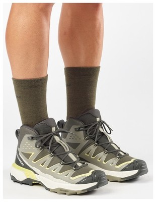 Salomon X ULTRA 360 EDGE MID GORE-TEX Men's Hiking Boots Waterproof Olive Night