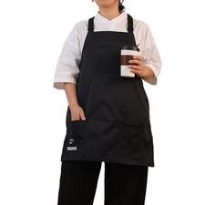 Waterproof Work Pinafore Apron With Pockets Chef Kitchen Garden Barber Men