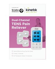 Image of Kinetik Wellbeing St John's Ambulance Dual-Channel TENS Pain Reliever Machine