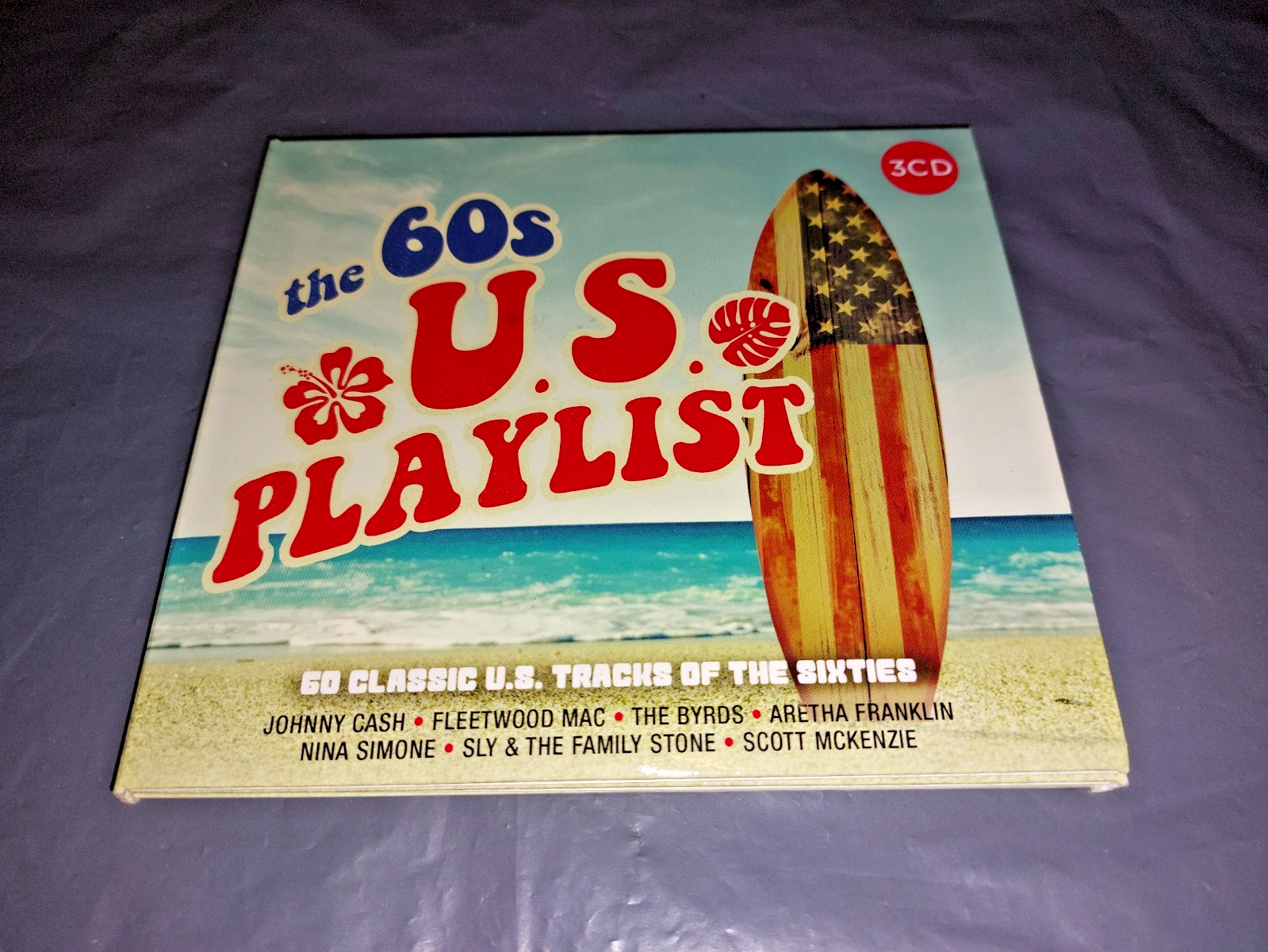 THE 60s U.S. PLAYLIST ~ VARIOUS ARTISTS 3 X CD DIGIPAK EXCELLENT 2017