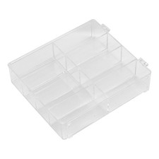 1/64 Diecast 8 Car Display Case Storage Box With Locking Latch For Hot Wheels