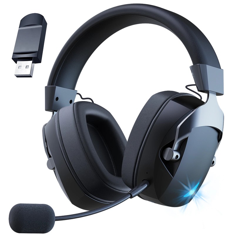 Acinaci 2.4GHz Wireless Gaming Headset PS5 PS4 PC Switch Bluetooth Mic 3-Color
