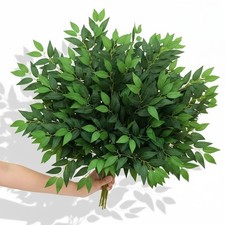 40pcs 68cm Artificial Ruscus Style Greenery Stems, Italian ruscus Greenery, F...