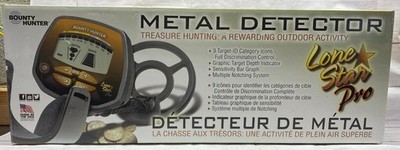 Lone Star Pro Bounty Hunter Metal Detector w/Depth Indicator
