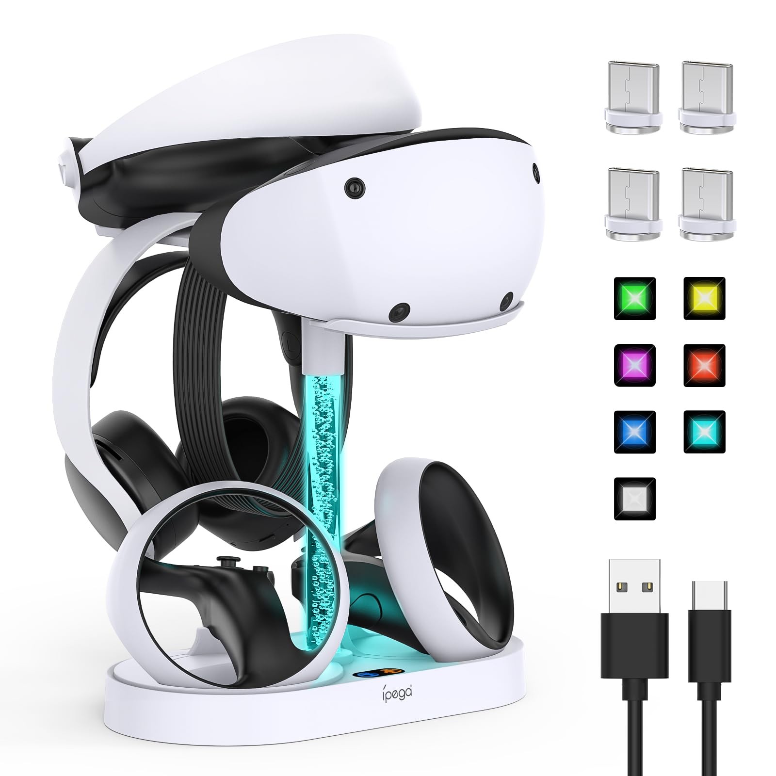 Station de Charge pour PlayStation VR2, Support Multifonction pour Casque VR
