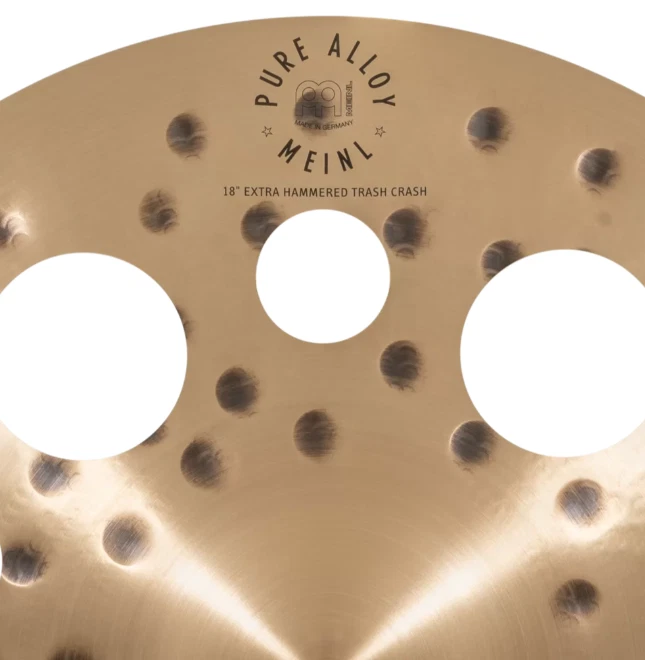 Platillos Meinl - Aleación pura tradicional choque de basura - 18 pulgadas - extra martillado (... Foto 3 de 4