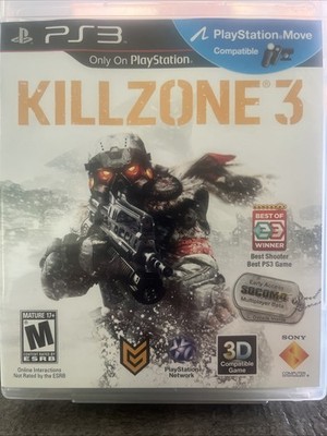 Killzone 3 PS3 Complete In Box CIB Tested PlayStation 3 Shooter Game