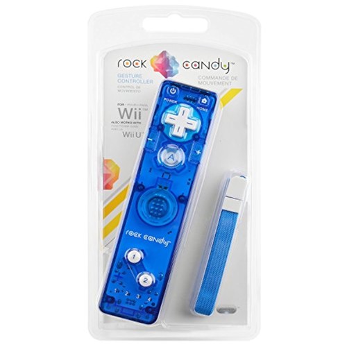 PDP Rock Candy Controller For Wii Wii U Blueberry Boom Motion Wiimote 8E - Picture 2 of 6