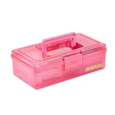Geinxurn Plastic Tool Box with Lids and Handle,Portable Small Part Organizer ...