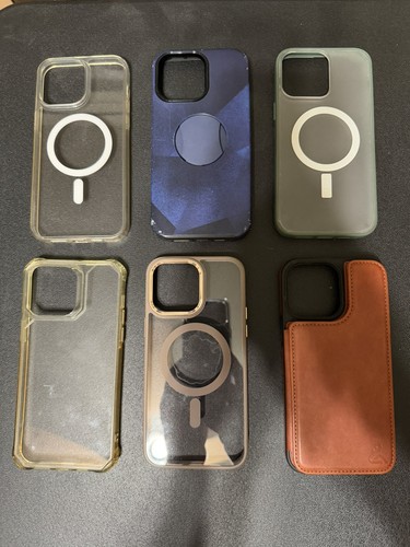 Lot of six (6) iPhone 14 pro max cases