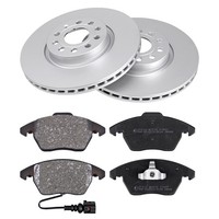 Abs Bremsscheiben 312Mm + BelÄGe Vorne Passend FüR Audi Tt 8J Coupe Roadster