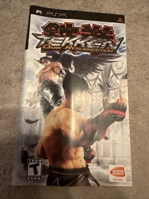 Tekken Dark Resurrection PSP Cover Art and Manual Only