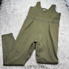 Fabletics Women's 2X Green Motion365 Jumpsuit Low Back Baddie Gym