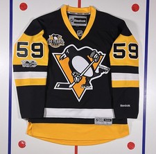 Jake Guentzel Pittsburgh Penguins 2016-17 Reebok NHL Hockey Jersey Size Large