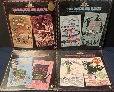 LOT 4 sealed Those Glorious MGM Musicals 8Lps SHOW BOAT Rose Marie etc 3 promos