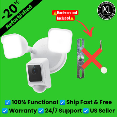   WYZE Floodlight Camera v2 Security Camera Outdoor 2K HD with Color Night READ 