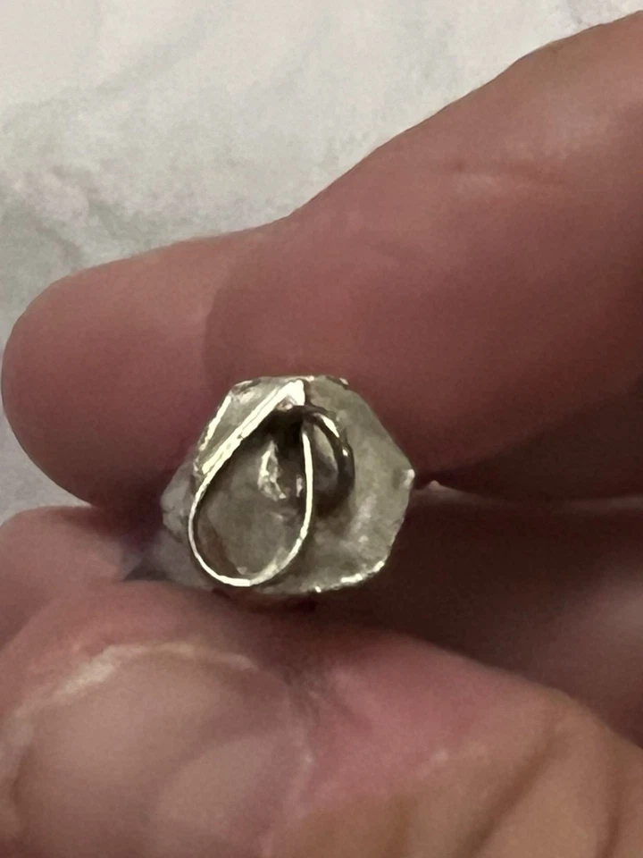 Серебряный кулон с драгоценными камнями лазуритом - Изображение 3 из 4