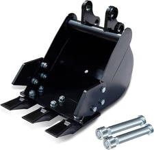 12" 300mm Mini Excavators Attachment Narrow Bucket For 1-2 Ton Small Diggers