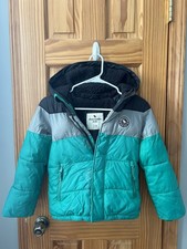 Abercrombie Kids Hooded Sherpa Lined Puffer Jacket Size 7/8
