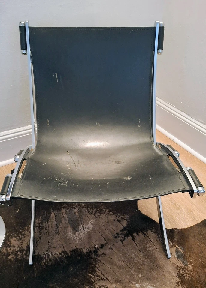 Juego Sillas Tijera Antonio Citterio Flexform Italia Años 80 Foto 4 de 4