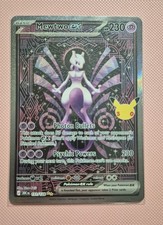 Pokemon Card Mewtwo Ex SIR 151/128 30th Celebration
