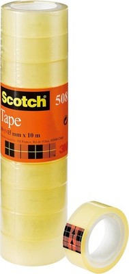 Scotch Klebefilm 508 transparent 15 mm x 10 m 10 Stück